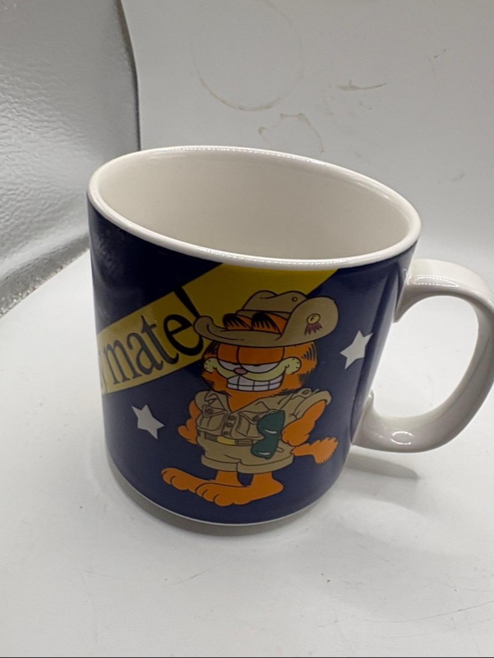 vintage 1978 Garfield Mug g’day mate